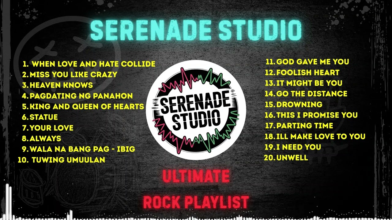 Serenade Studio Ultimate Rock Playlist