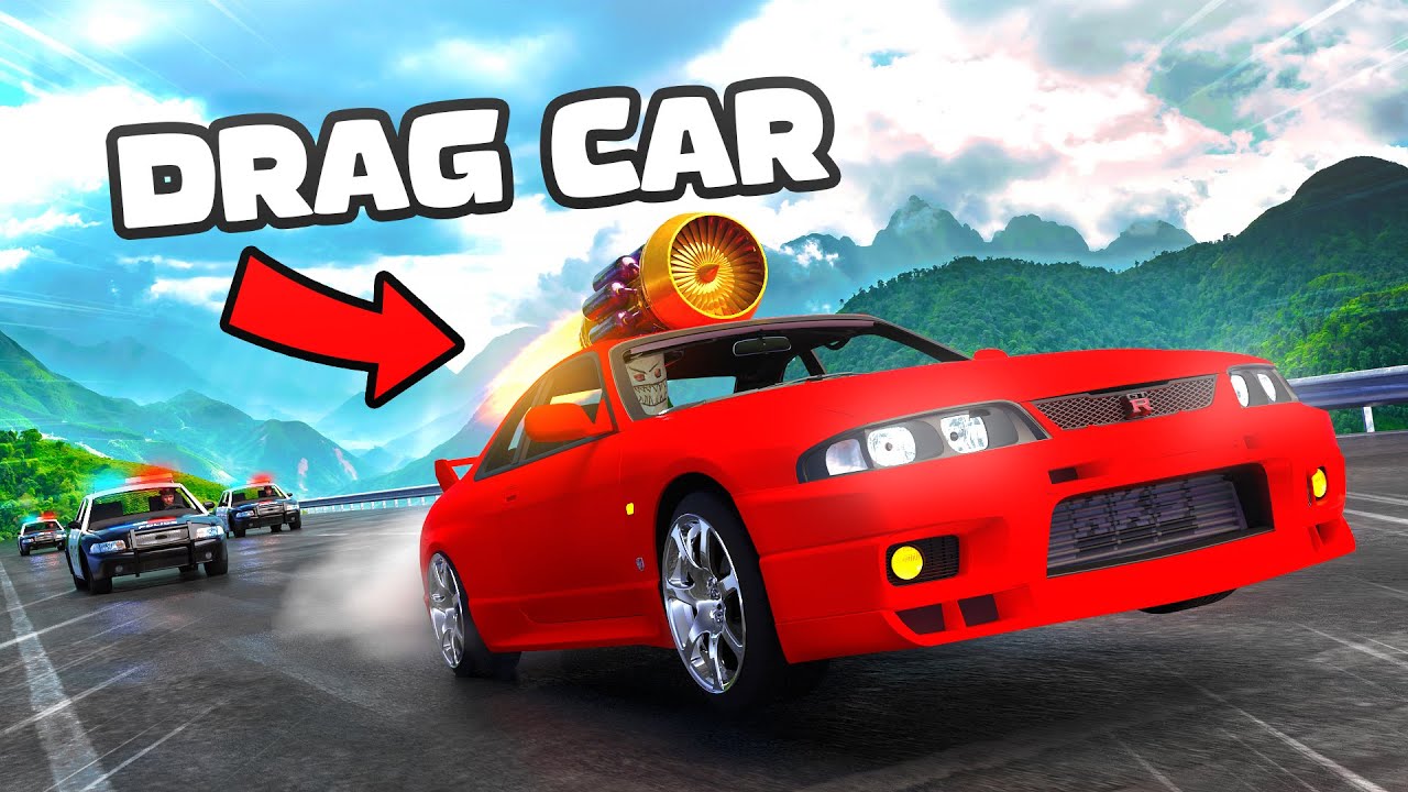 Drag R33 Fivem R32 Drag Car Escapes The Cops In GTA5 RolePlay - YouTube
