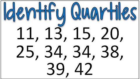 How to Find the 3 Quartiles in a Set of Numbers to Prepare for a Box & Whisker Plot | Q1 Q2 Q3