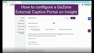 How to Configure a @Gozonewifi Captive Portal with @Netgear Insight: Step-by-Step Tutorial