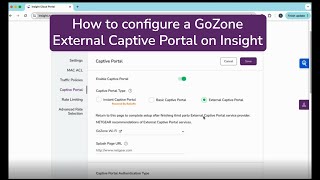 How to Configure a @Gozonewifi Captive Portal with @Netgear Insight: Step-by-Step Tutorial