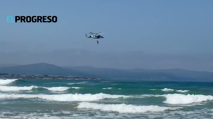 El Pesca 2 rescató a un hombre arrastrado por el mar en Ribadeo