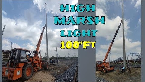 Coal washery Work!! High marsh light!! 100 ft light!! Hydra Crane Work!!