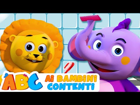 All Babies Channel Italian | Laviamo i nostri denti | Filastrocche per bambini | Ai Bambini Contenti