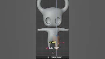 Hollow Knight en Blender - Día 2 Modelando comentarios en 3D