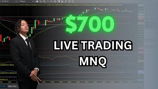 HOW I MADE $700 IN 4 HOURS - LIVE TRADING MNQ 9/11/23