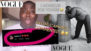 YOUR BOY IS A VOGUE MODEL... plus-size &amp; dark-skinned. wow.