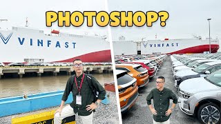 Xuống Hải Phòng kiểm chứng tàu Vinfast là “photoshop”? Chở 999 xe điện VF8 sang Mỹ