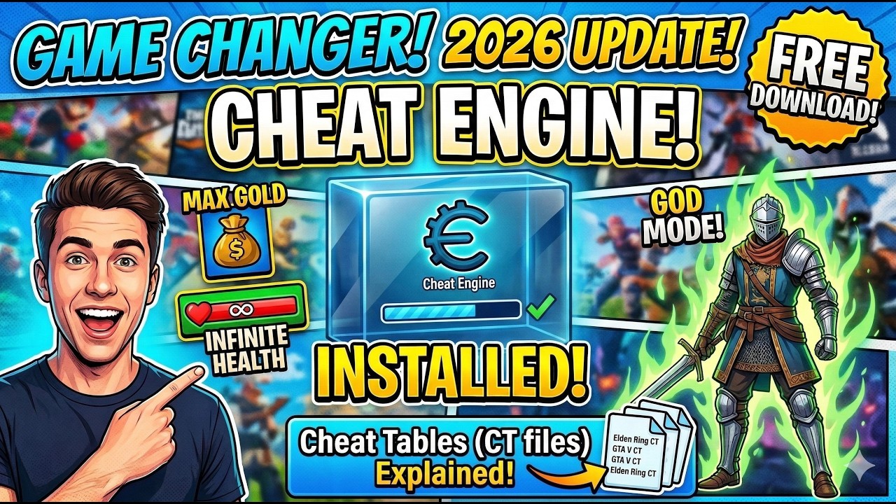 (2026) The Ultimate Guide to Installing Cheat Engine and Cheat Tables ...