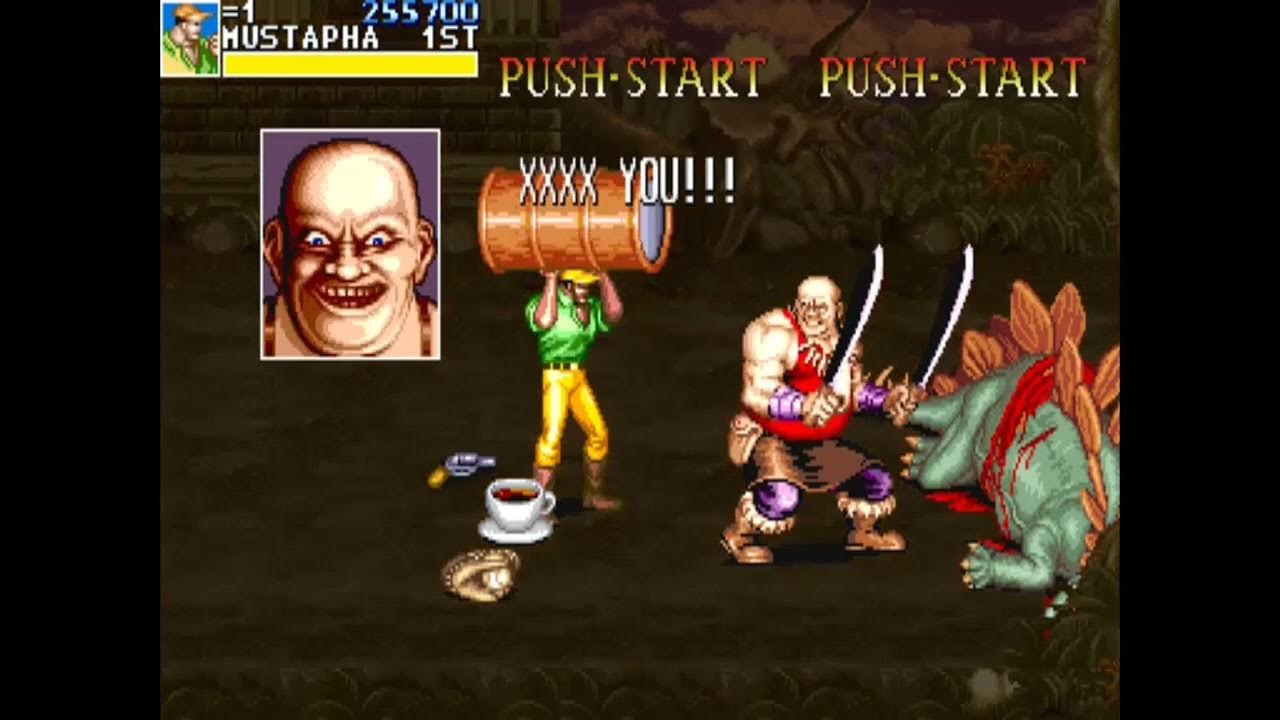 Cadillacs and Dinosaurs (Arcade) (Longplay Mustapha Cairo Hardest