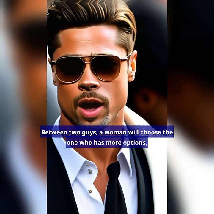 Between two guys the girl choose the one who bradpitt ytshort 