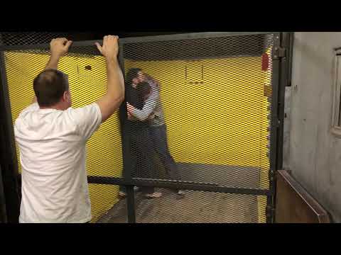 Stabbed in the elevator