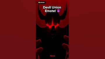 Devil Union Emote 😈 | Ink Game