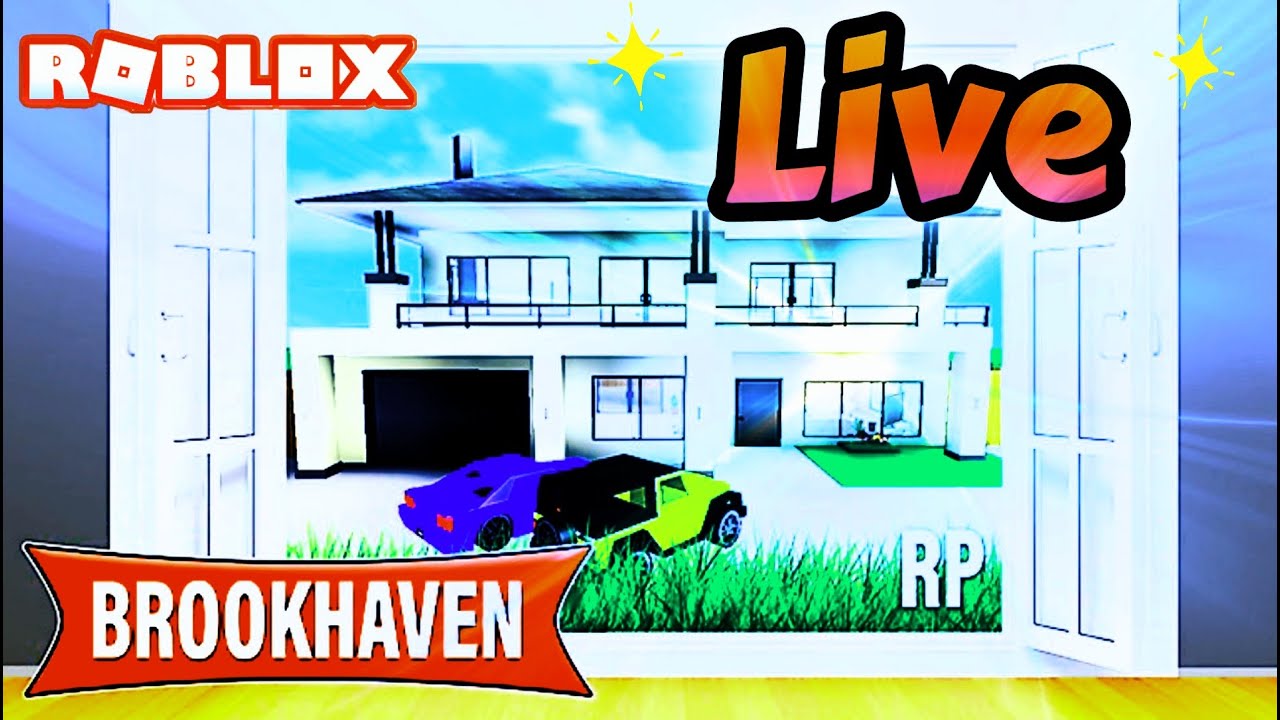 PLAYING BROOKHAVEN ROBLOX |FOR THE FIRST TIME | ROBUX GIVEAWAY AT 2460