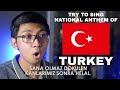 Istiklal Marsi National Anthem Of Turkey With Lyrics Lagu Kebangsaan Turki 