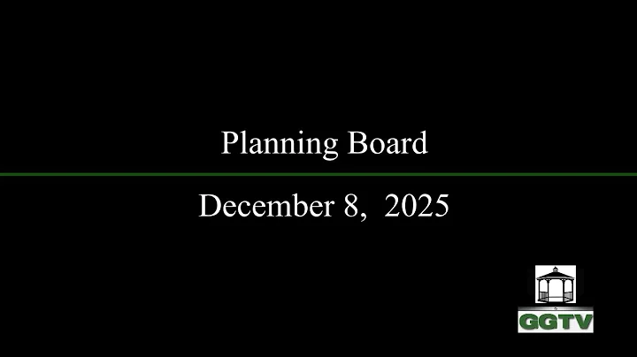 Plannning Board 12-8-25