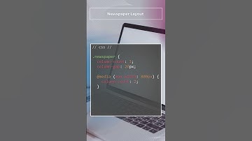 CSS - How to create a newspaper layout with CSS columns #css #newspaper #layout #responsive