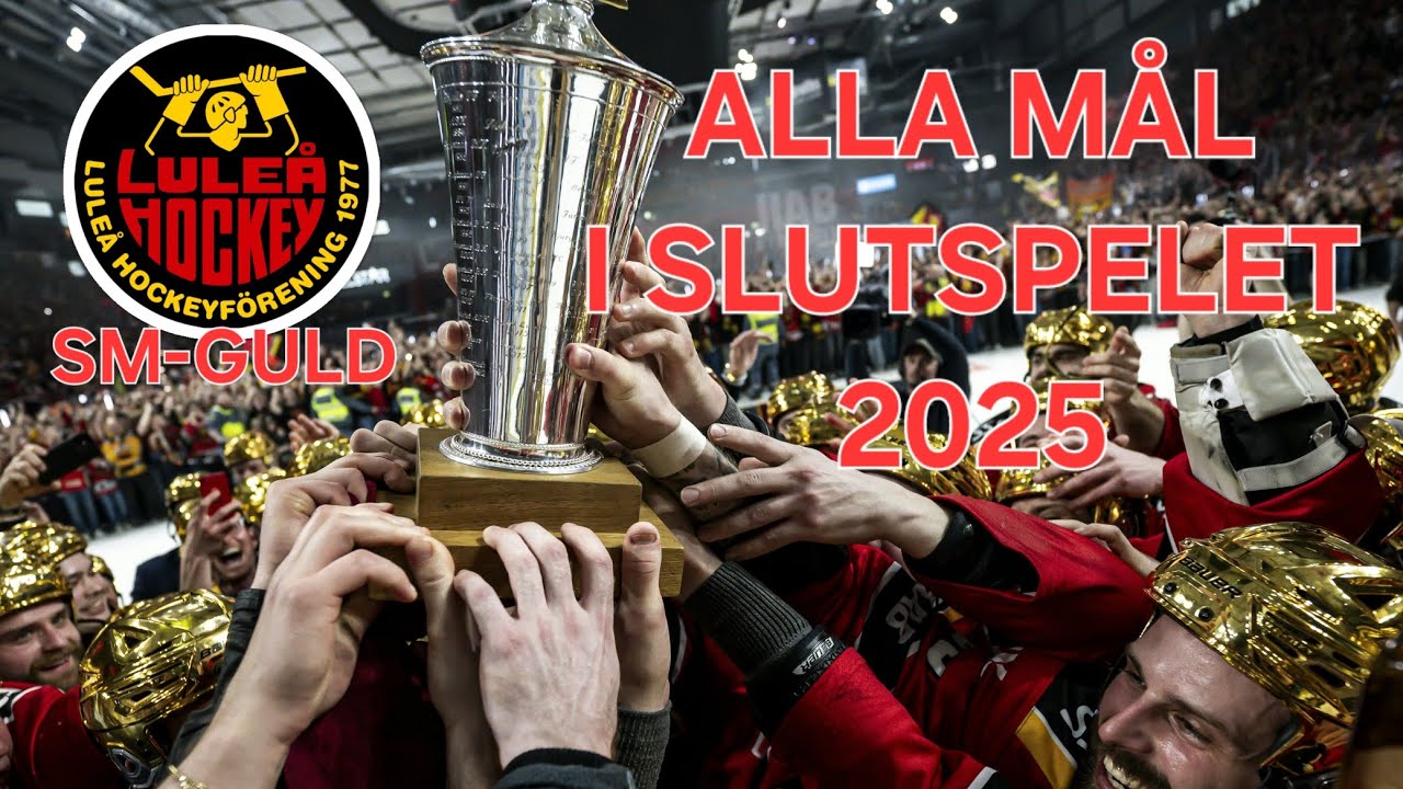 Alla mål i slutspelet | Luleå Hockey SM-GULD | Slutspel 2025 | SHL