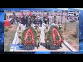 В поселке Хулхута состоялась церемония перезахоронения останков солдат и офицеров 28 Армии