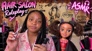 ASMR | Ghetto Hair Salon Session With Sofi Role Play 💇🏽‍♀️ LOFI