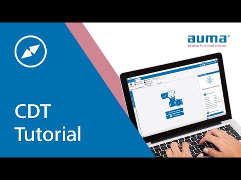 First steps with the AUMA CDT software | AUMA Tutorial EN-C-06