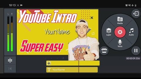 How to make Youtube intro in Kinemaster | Easy Way to make youtube intro in kinemaster