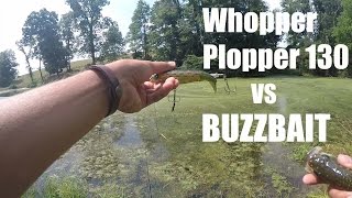 Whopper Plopper vs Buzzbait Challange