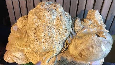 Báo giá 4 cụ cóc nu nghiến chiêu hút tài lộc - TƯỢNG GỖ TRUNG KIÊN