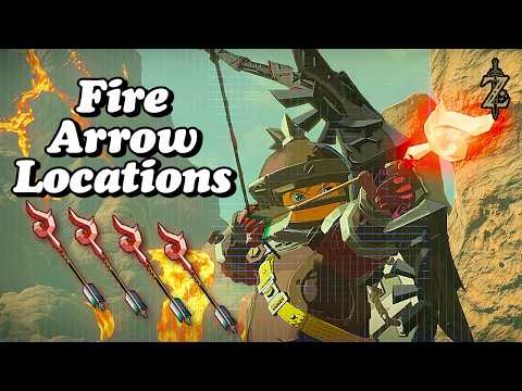 Fire Arrow Locations & The Best Ways to Farm Them in Zelda Breath of The Wild | BotW
