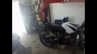 Honda CBR 125 stock pipe mod