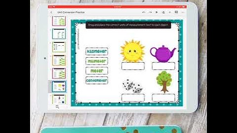Units of Measurement Conversion Practice Google Slides Classroom