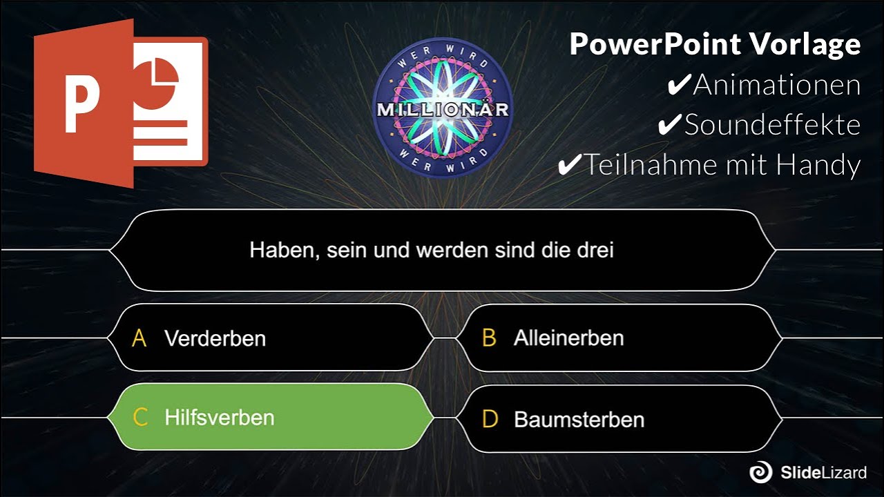 Wer Wird Millionar Powerpoint Vorlage Download Link Youtube