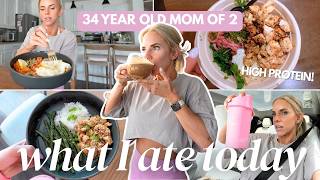 WHAT I EAT IN A DAY staying on track before travel ✈️  + day in the life of a mom of 2
