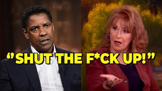 Denzel Washington Kicked Off The View After Heated Argument with Joy Behar