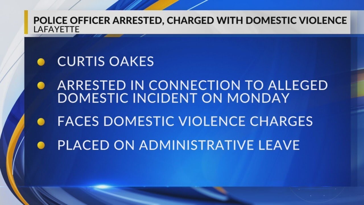 LPD officer arrested, charged with domestic violence in Lafayette ...