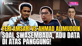 Naik Pitam Feri Amsari Sdanerin Ahmad Alimuddin Di Atas Panggung Adu Data Soal Swasembada