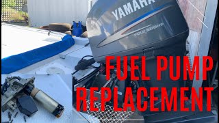 Sputtering Yamaha Outboard Fixed | How to replace a High Pressure Fuel Pump on a V6 Yamaha Outboard