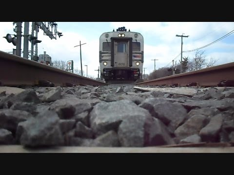 New Jersey Transit Train Runs Over My Camera - YouTube