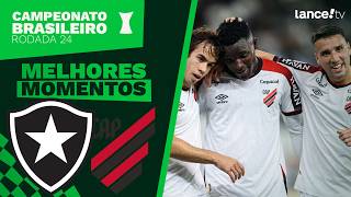 BOTAFOGO 2 X 3 ATHLETICO-PR - MELHORES MOMENTOS- BRASILEIRÃO 2026 - 24ª RODADA