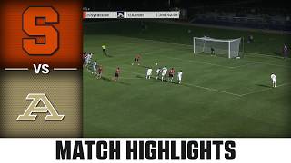 Syracuse vs. Akron Match Highlights | 2026 ACC Men's Soccer