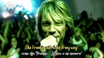 Bon Jovi - It's my life(Sub Español + Lyrics)