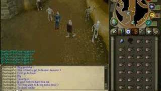 runescape : how to get to the lesser demons