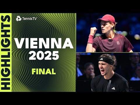 Jannik Sinner vs Alexander Zverev for the Title 🏆 | 2025 Vienna Final Highlights