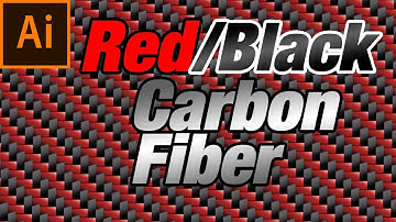How to make Red and Black Carbon Fiber pattern in Adobe Illustrator