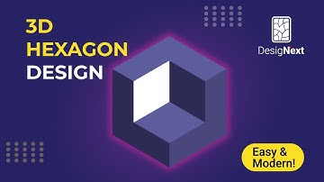 Hexagon Logo Design with 3D Look | Adobe Illustrator Tutorial | লোগো ডিজাইন |