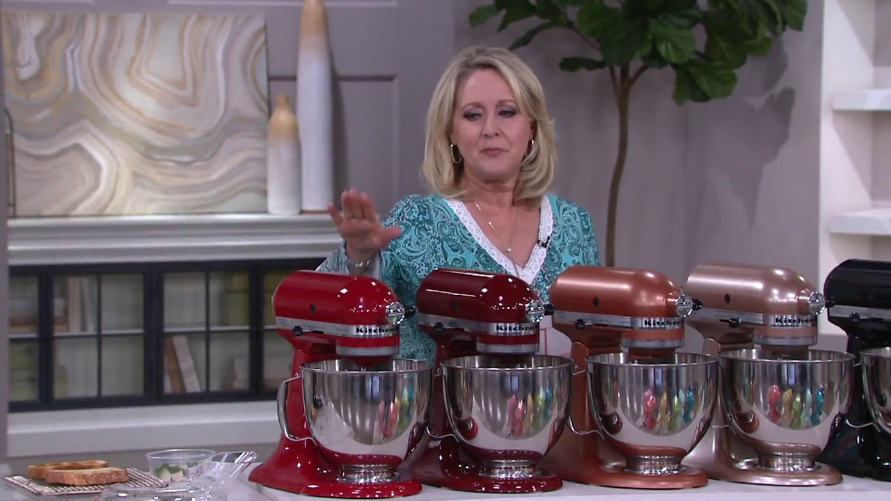 KitchenAid 3.5qt. Mini Artisan Stand Mixer with Flex Edge Beater on QVC 