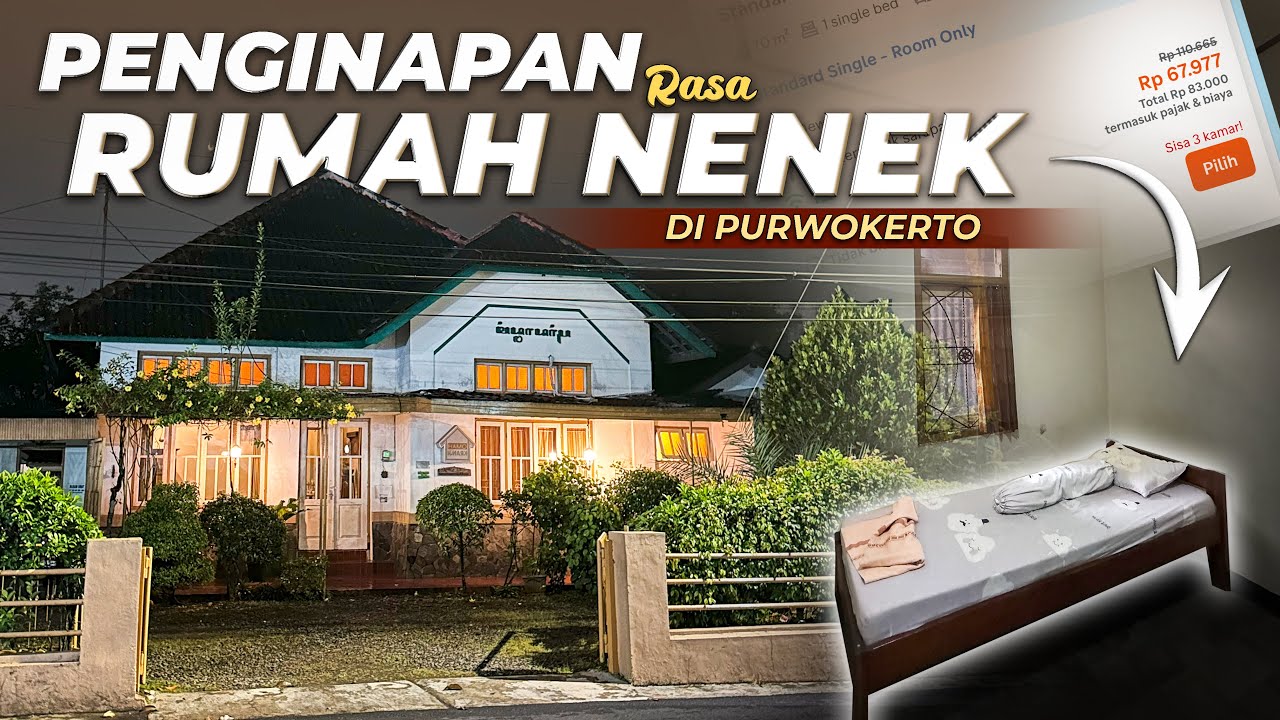 Harganya Murah, Tapi Suasananya Mahal! Malam Jum'at Nginap Sendirian di Hotel Antik Kota Purwokerto