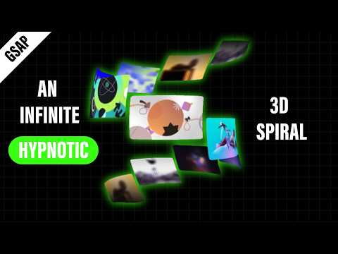 This Scroll-Driven 3D Spiral Image Gallery Decided to Defy Physics (GSAP)