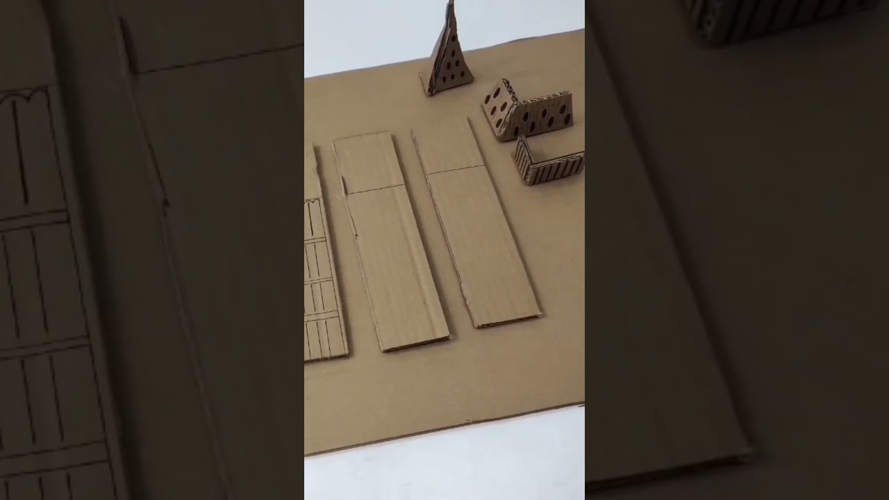 Tower with cardboard | craft 