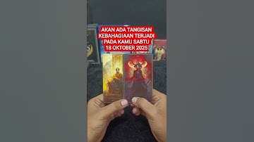 AKAN ADA TANGISAN KEBAHAGIAAN TERJADI PADA KAMU SABTU 18 OKTOBER 2025 #tarot #tarotreading